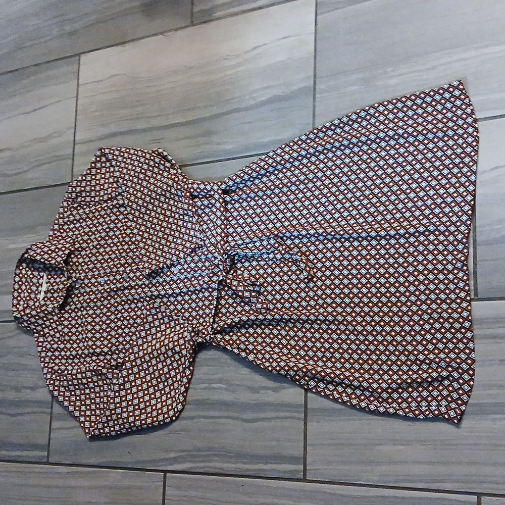 Sophie Max Brown Long Sleeve Shirt Dress - Picture 4 of 8